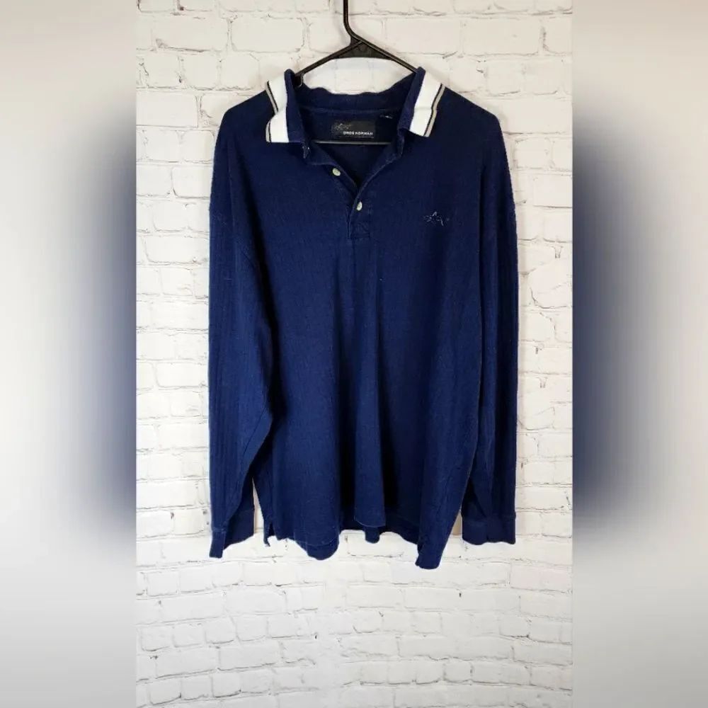 Men's Greg Norman longsleeve polo shirt, size XL
